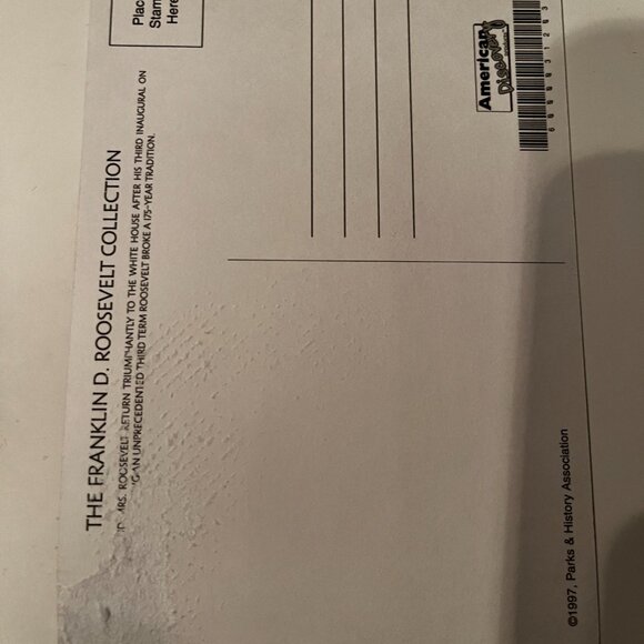 Vintage Post Cards - WWI Navy Recruitment Poster and Roosevelt Third Inaguration - Picture 7 of 10